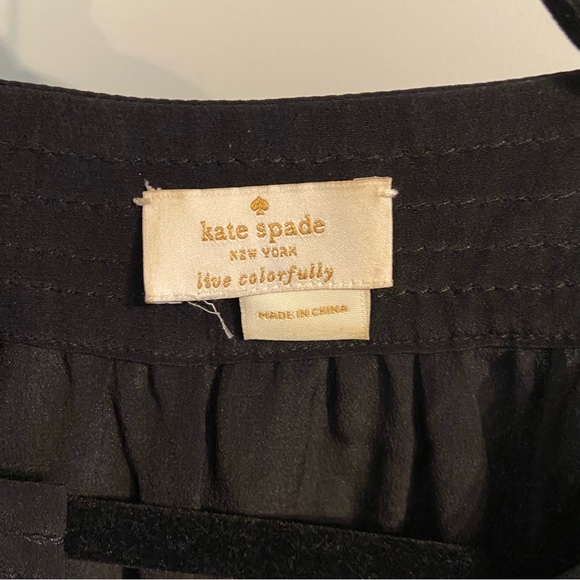 Kate Spade Black Blouse with Buttons - Picture 3 of 3